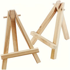 12pcs Easel Set with 6pcs 24x15 Canvas and 6pcs Pine Easel