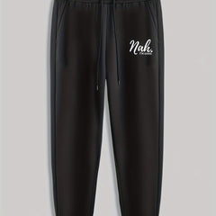 Men's Drawstring Sweatpants Loose Casual Trousers