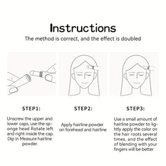 Waterproof Hair Sponge Pen for Men and Women