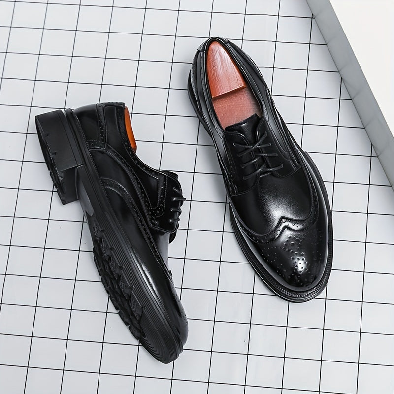Men's Lace Up Brogue Style Formal Shoes