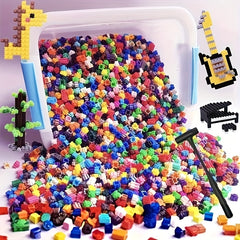 Random Assembly Building Blocks Set for Adults and Teens