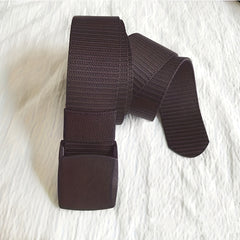 Men's Automatic Buckle Tape Belt Nylon Military Style Belt