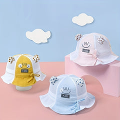 Mesh Sunshade Baby Hat for Summer Sun Protection