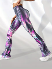 Aurora Colorful High Waist Yoga Pants Women's Fitness Leggings