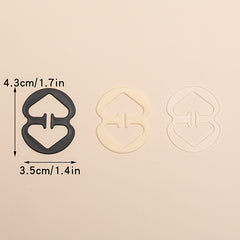 6pcs Invisible Bra Strap Clips Non slip Buckles Women's Lingerie Accessories