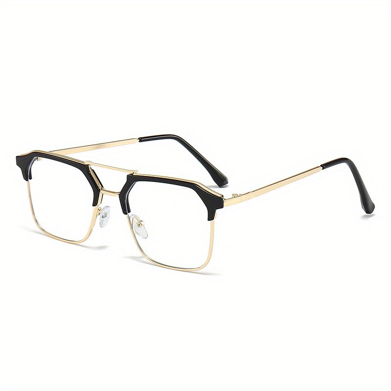 Men's Classic Double Beam Business Glasses
