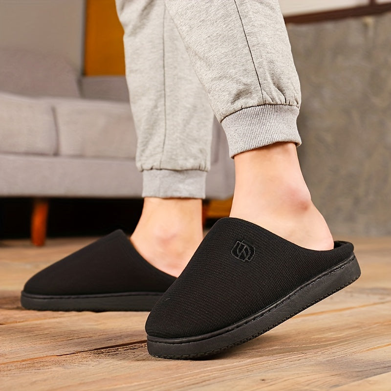 Memory Foam Cozy Slip On Couple Slippers