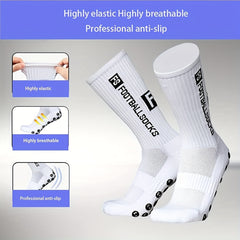Men's Football Socks Non slip Sports Socks Crew Socks With Gripper