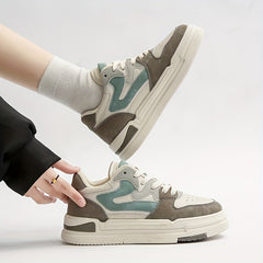 Women's Lace Up Platform Sneakers Low Top Casual Shoes