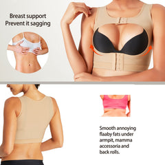 Women Push Up Bra Shapewear Posture Corrector Chest Support Lifter Tops