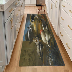 Soft Thickened Kitchen Mat Non-slip Rooster-proof Floor Mat Rustic Waterproof