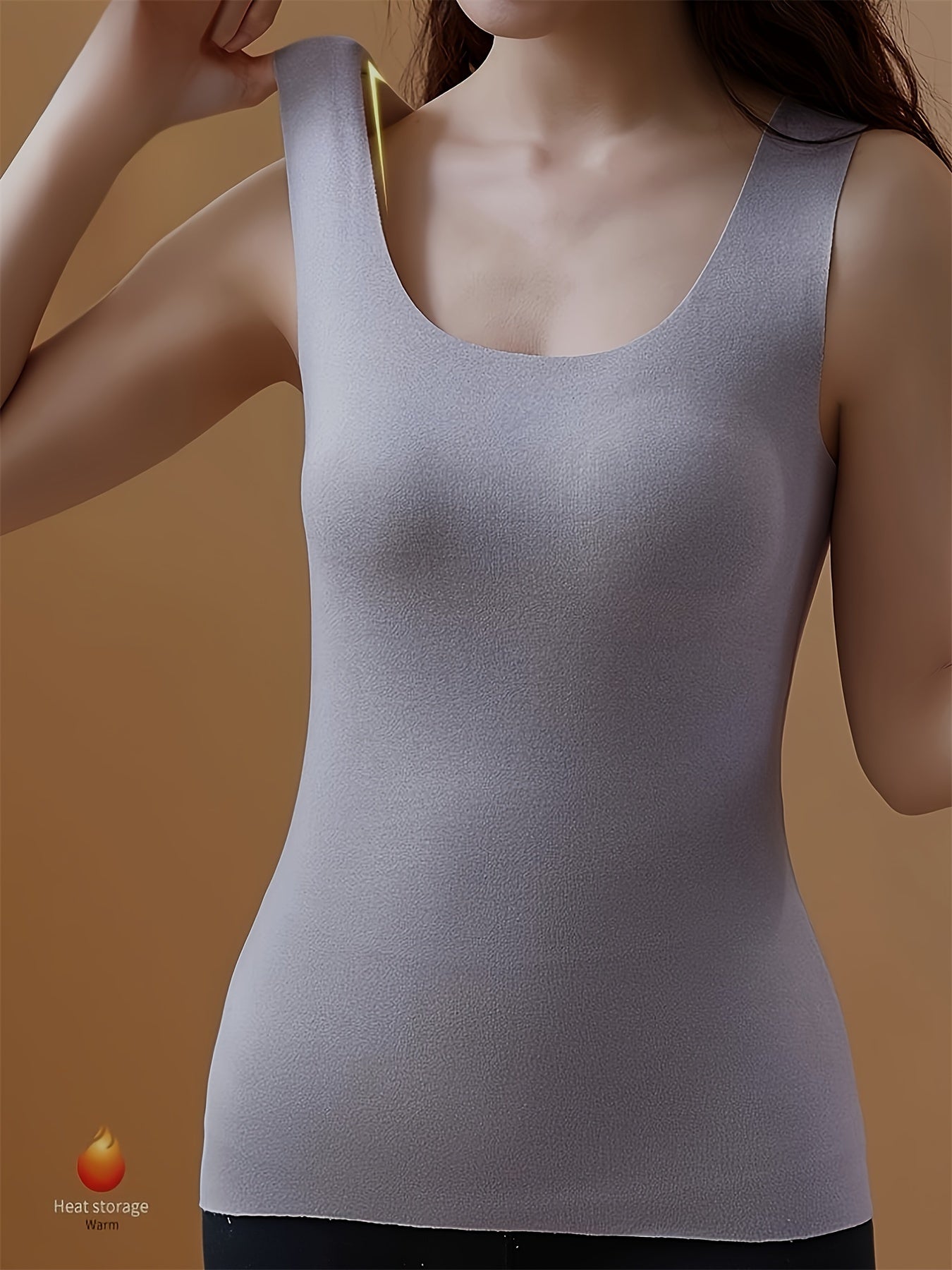 Soft Thermal Underwear Sleeveless Top Women's Lingerie