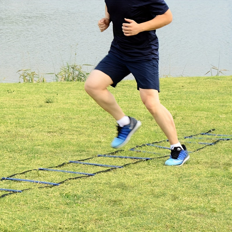 Agility Ladder Set with 12 Cones & Bag - 20ft