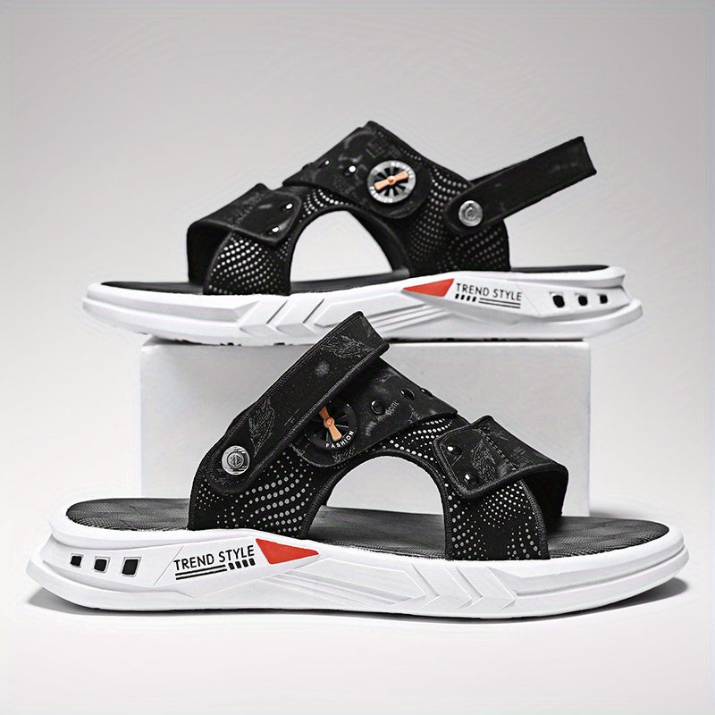 Men's Slip on Sandals Casual Open Toe Outdoor Beach Shoes