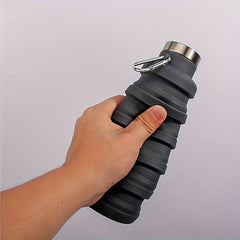 500ml Silicone Water Bottle Lightweight Portable