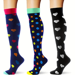 6 Pairs Copper Compression Socks Men Women Improve Circulation Reduce Swelling