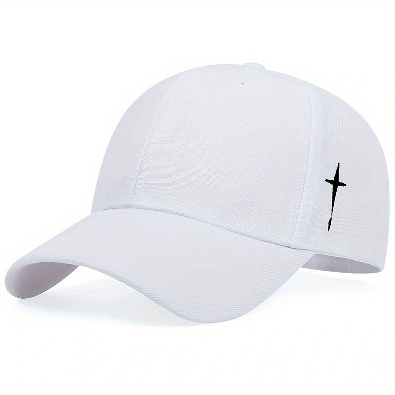 Men's Cross Baseball Cap Adjustable Casual Style Hat