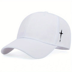 Men's Cross Baseball Cap Adjustable Casual Style Hat