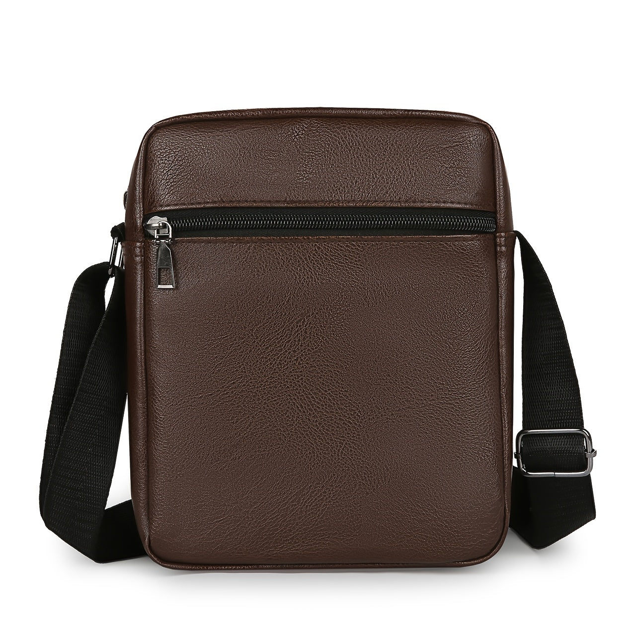 Men's PU Leather Bag Shoulder Bag Business Casual Large Capacity Messenger Bag