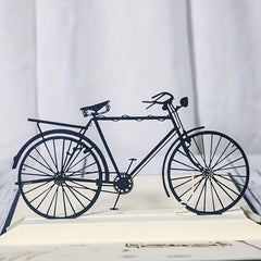 1pc Bicycle Pop up Card Bicycle Birthday Card 3D Bicycle Greeting Card Dad Card
