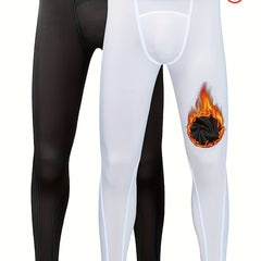 TELALEO Boy's Thermal Compression Leggings Fleece Lined Pants
