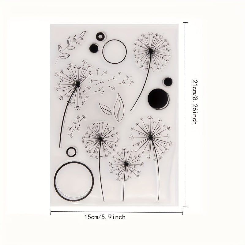 Plant Flower Series Stamps Scrapbook Paper Decoration Rubber Stamp