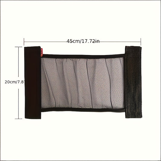 Car Back Rear Mesh Trunk Seat Elastic String Net Magic Sticker Universal Storage