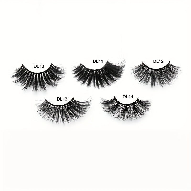 6D Fluffy Wispy Natural Volume False Eyelashes for Wedding Makeup