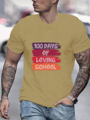 Men's Graphic Active T shirt Crew Neck Tee Casual Comfy Tops For Summer