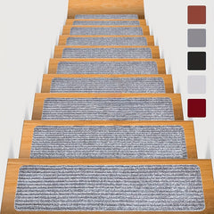 15pcs Non Slip Carpet Stair Treads Safety Rug Indoor Run