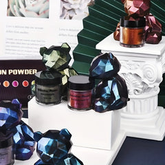 8pcs Chameleons Pigment Metallic Resin Pigments Epoxy Glitter Powder