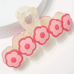 Sweet Flower Claw Clip Hair Accessories For Girls