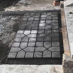 Cement Brick Stone Road Concrete Mold Garden Road Mold H Model