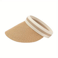 Summer Adult Sunscreen Straw Hat With Large Eaves Hat