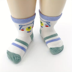 5pairs Baby Boys Kids Mesh Breathable Crew Socks for Summer