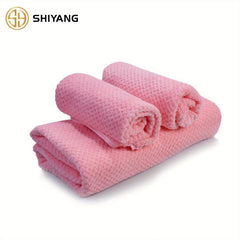 3pcs Microfiber Towel Set Soft and Absorbent Bath and Hand Towels