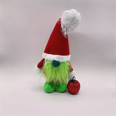 Green Hair Monster Gnome Elf Christmas Doll Or...