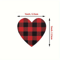 500pcs Love Stickers Roll - 8 Patterns Sealing Sticker Self-adhesive Label