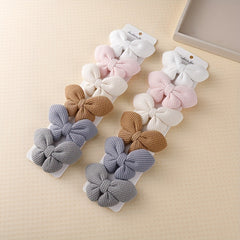 6pcs Butterfly Hairpin Bowknot Hair Clips for Baby Girls