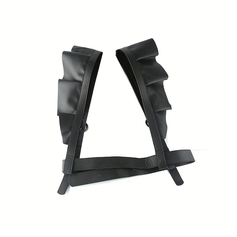 Gothic Ruffle Chest Harness Belt Body Suspenders