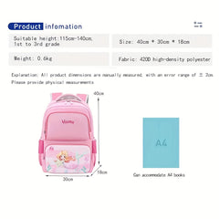 Youth School Backpack for Children Ages 3-12 Waterproof & Breathable