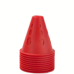 10pcs Roller Skating Pile Roadblock Training Cones for Obstacle Course