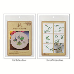 3D Embroidery Starter Kit for Adults - Plants & Orchids Patterns