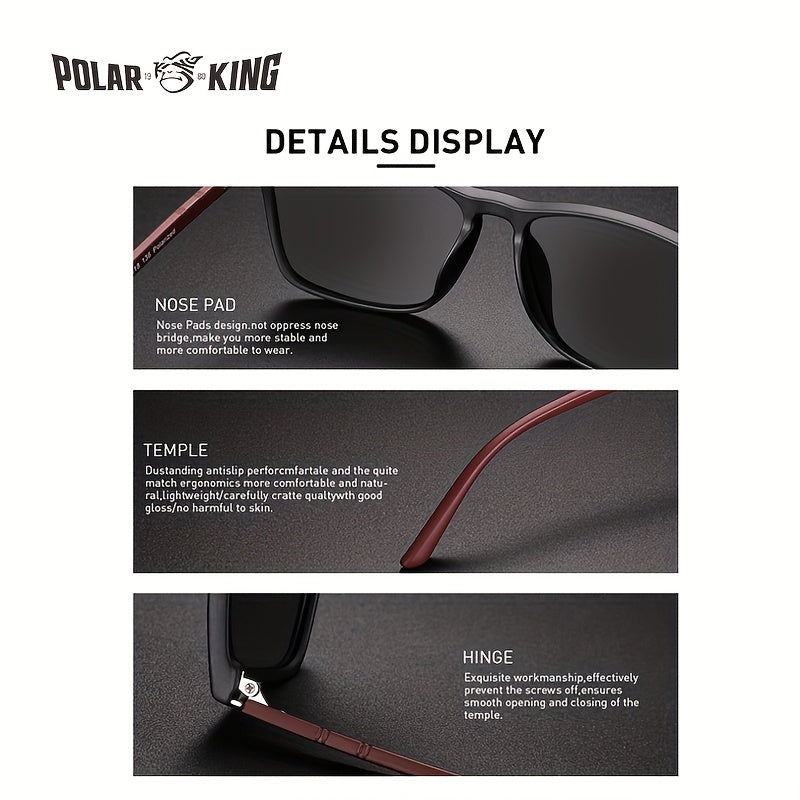 Men's Polarized UV Protection Sunglasses for Driving Fishing Golf