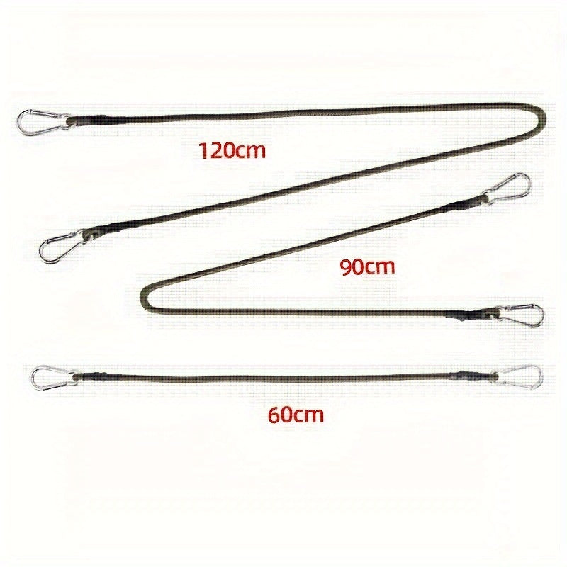 Heavy Duty Bungee Cords With Carabiner Clips for Tarp Waterproofing