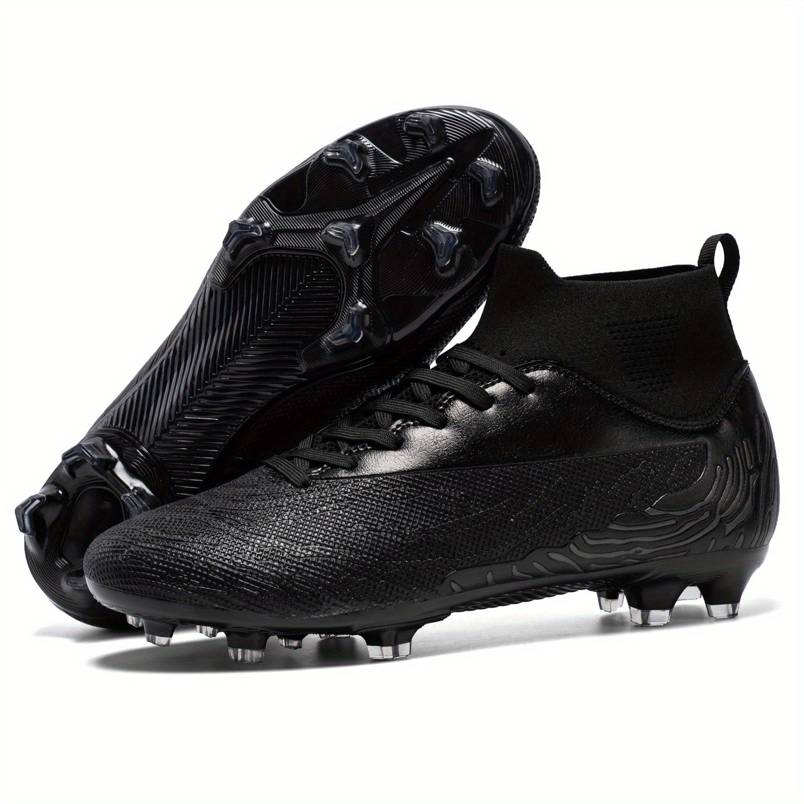 Men's AG Cleat Football Boots Anti skid Lace Up Soccer Cleats