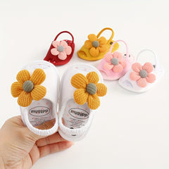 Infant Flower Sandals Soft Sole Open Toe Toddler Shoes For Summer