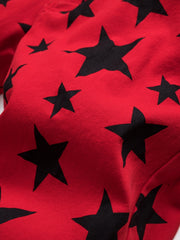 Y2K Style Star Pattern Slim Fit Jeans Men's Casual Stretch Denim Pants