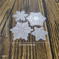 Christmas Snowflakes Squirrels Metal Cutting Dies