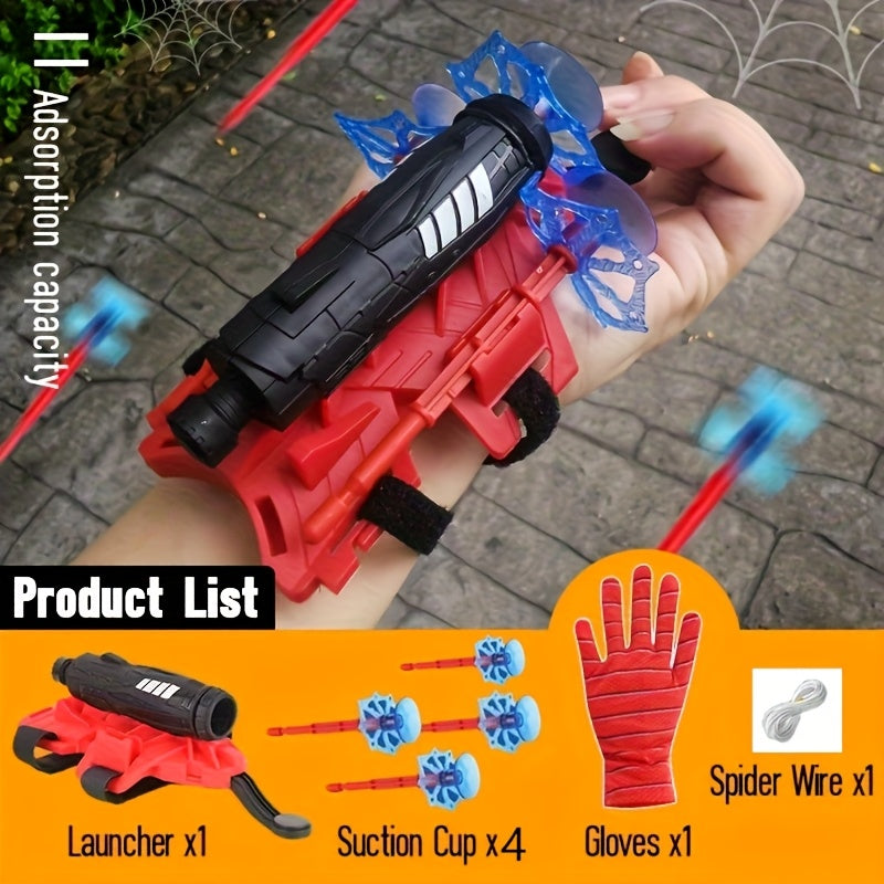 Spider Launcher Glove Toy Kit - Fun Role Playing Gift for Halloween & Christmas
